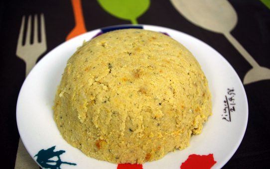 Queso de okara de soja