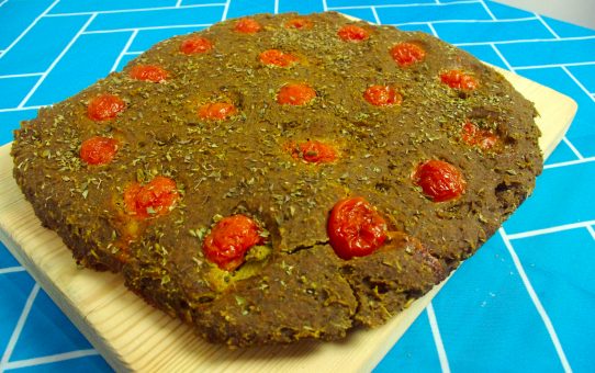 Focaccia de trigo sarraceno sin gluten