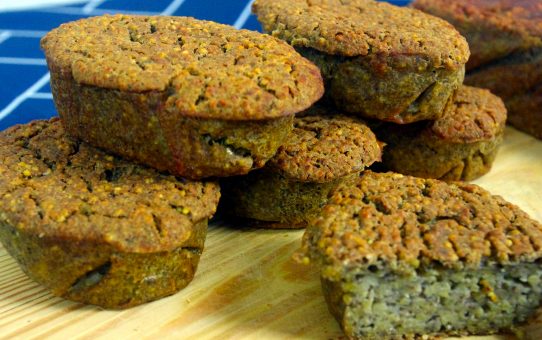 Pan de arroz basmati integral y mijo vegano